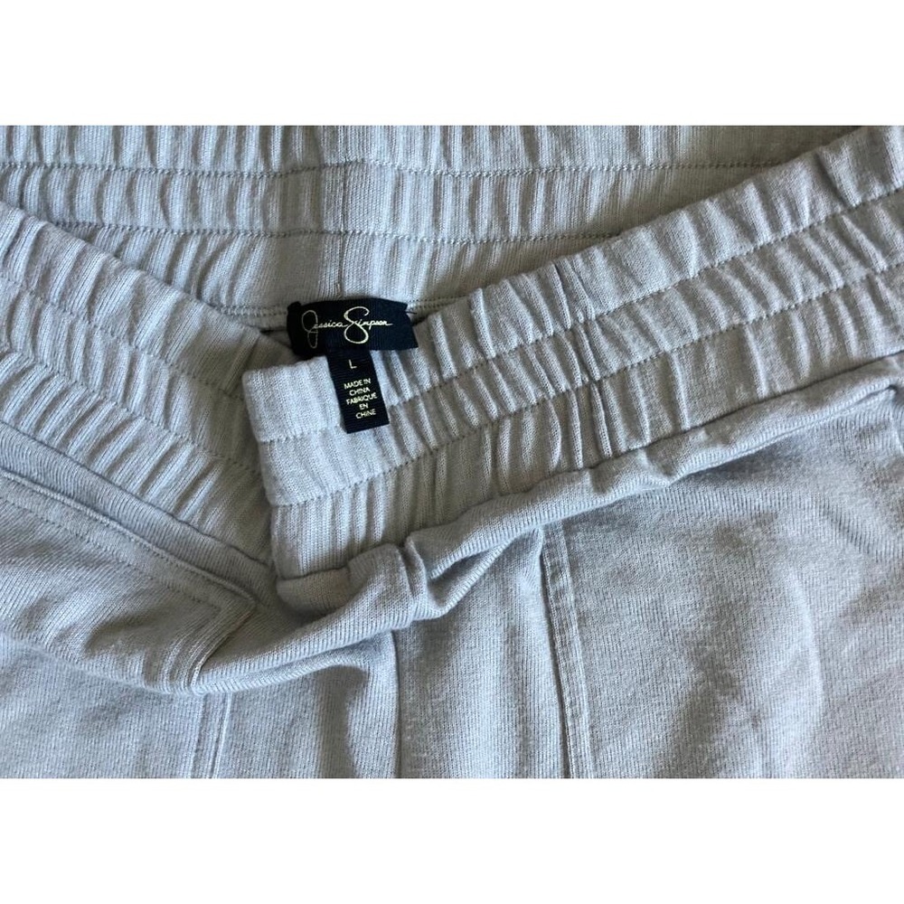 NWT Jessica Simpson Ryland Jogger Women Pants Size L Color Gray Earth Print - Picture 4 of 4